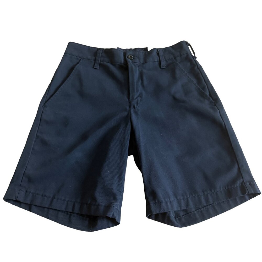 Red Kap Men's Sz 30 Dark Blue Flat Front Shorts
